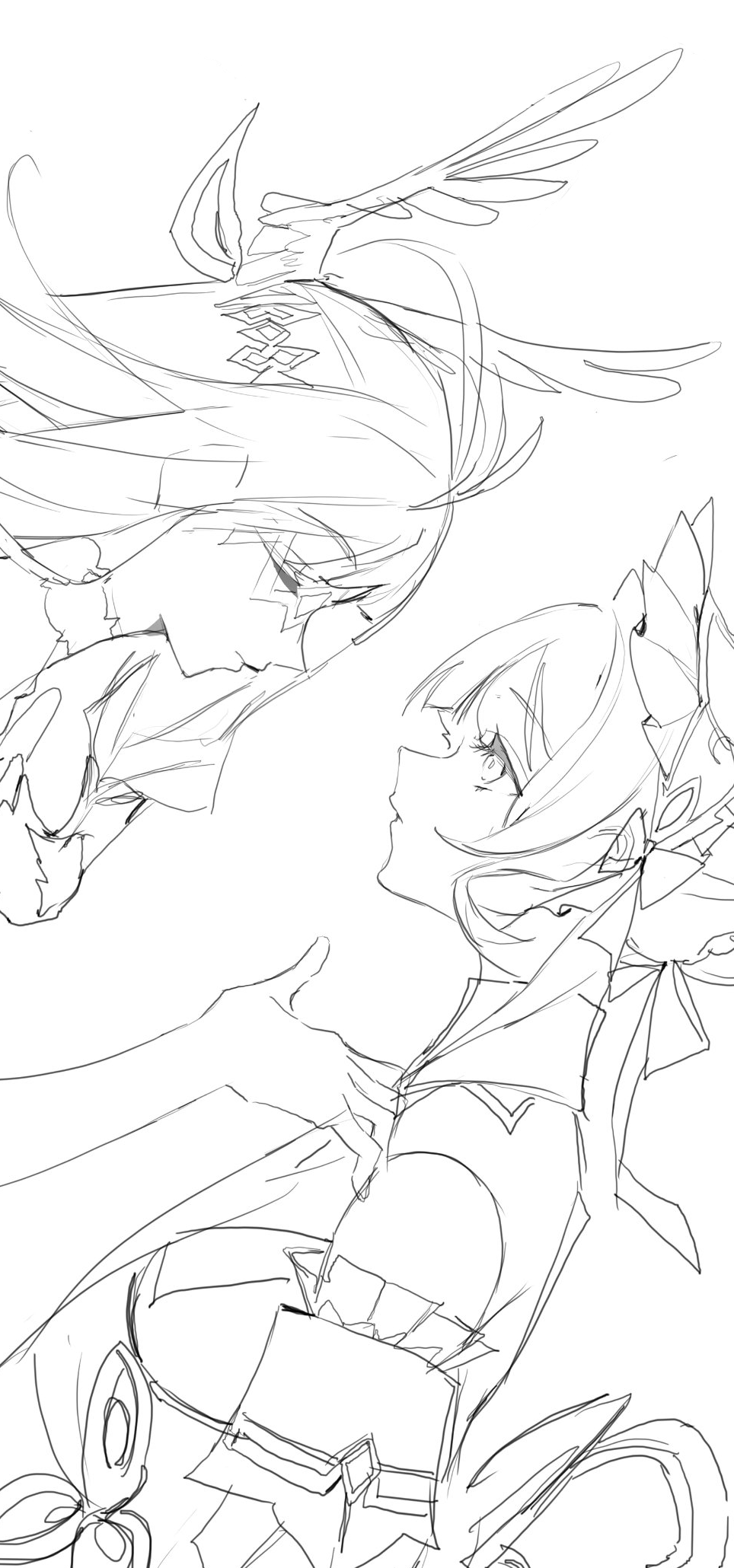 Sandrone and Columbina (Genshin Impact)