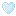a light blue heart shape with a simple white outline.