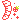 a frilly, closed parenthesis like shape. it is white with red line art. on the right, there is a small strawberry with some red sparkles.