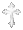 a sparkling white cross.