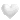 a white heart shape going up and down.