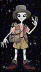 Alien waving