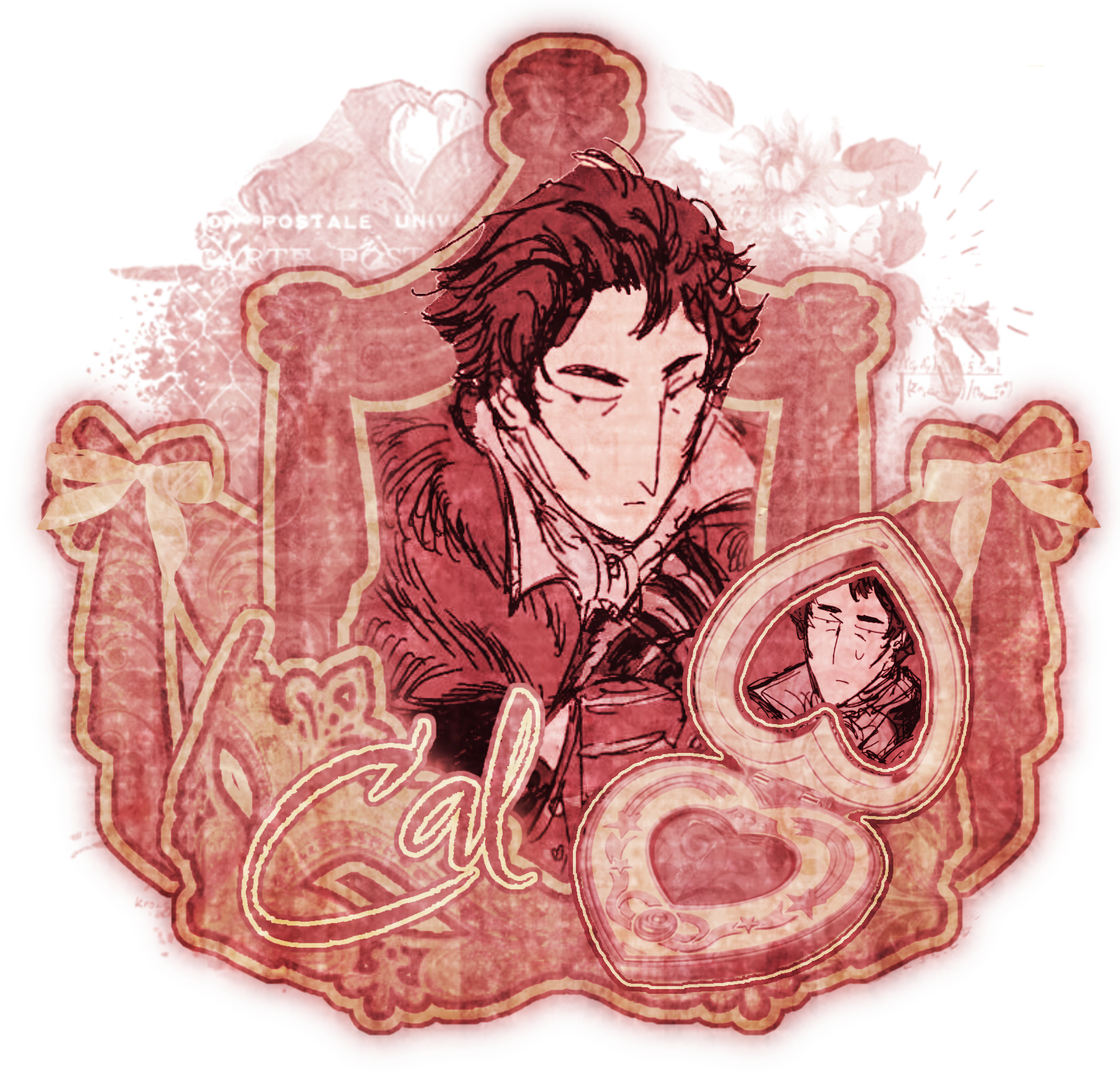 "Cal" graphic of duke of wellington, art by zgyckbttl on x, graphic by infarctions on disc