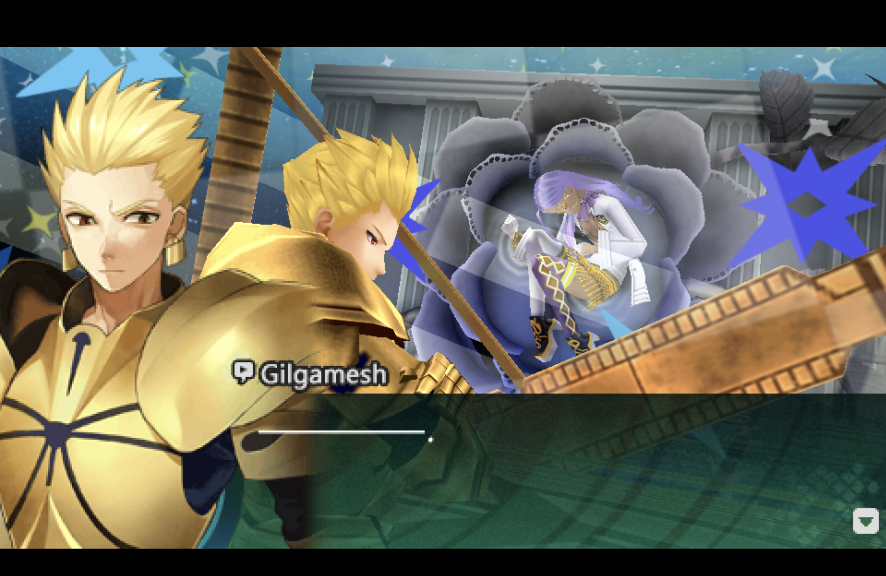 the face gilgamesh made in ccc after lancer called women food