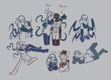 Art Example 3: Oc x canon ship