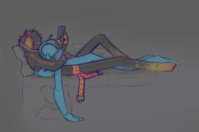 Art Example 4: Oc interaction doodle