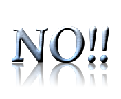 NO!!