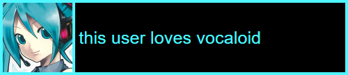 This user loves vocaloid.