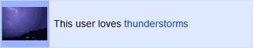This user loves thunderstorms