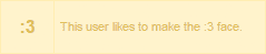 This user likes to make the :3 face