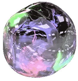 a wiggly sphere of water