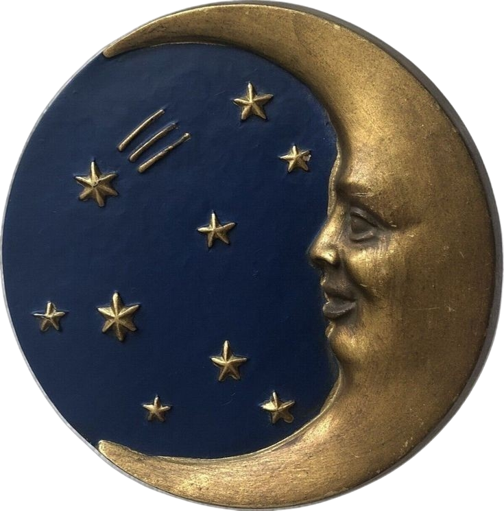 moon and stars disc