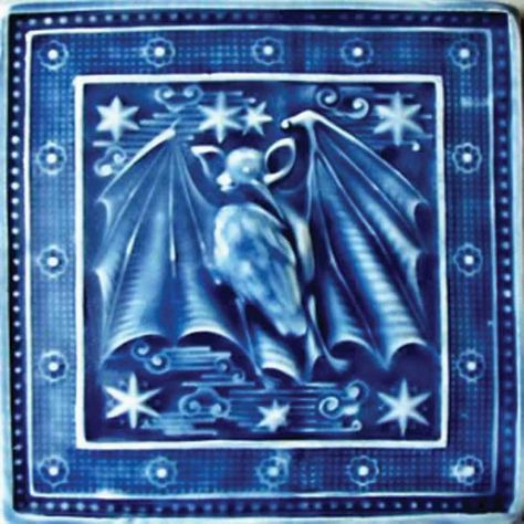 blue bat tile