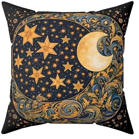 celestial theme pillow