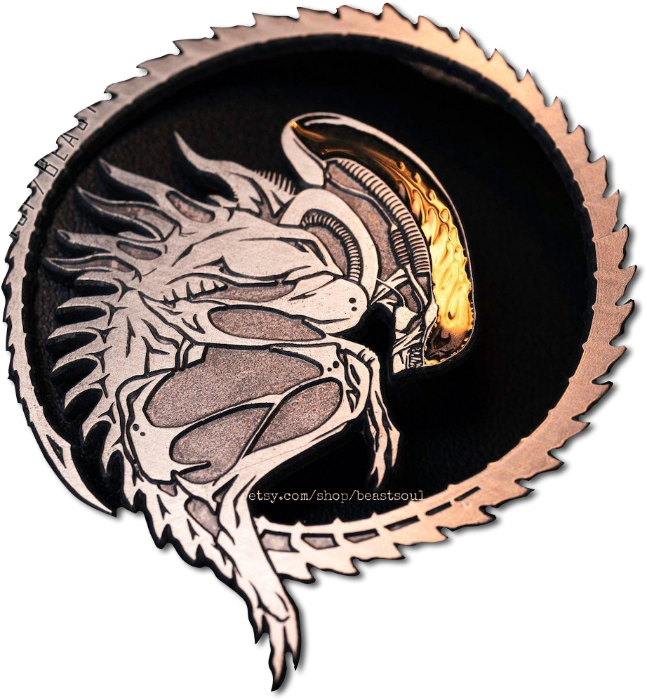 sick xenomorph pin by Beastsoul