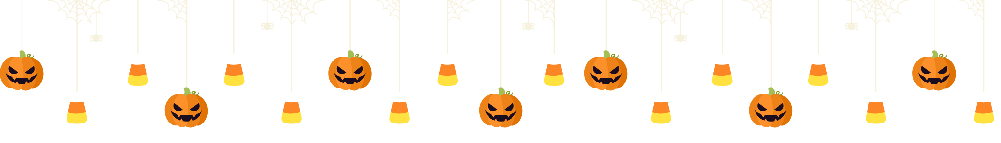 spiderwebs pumpkins