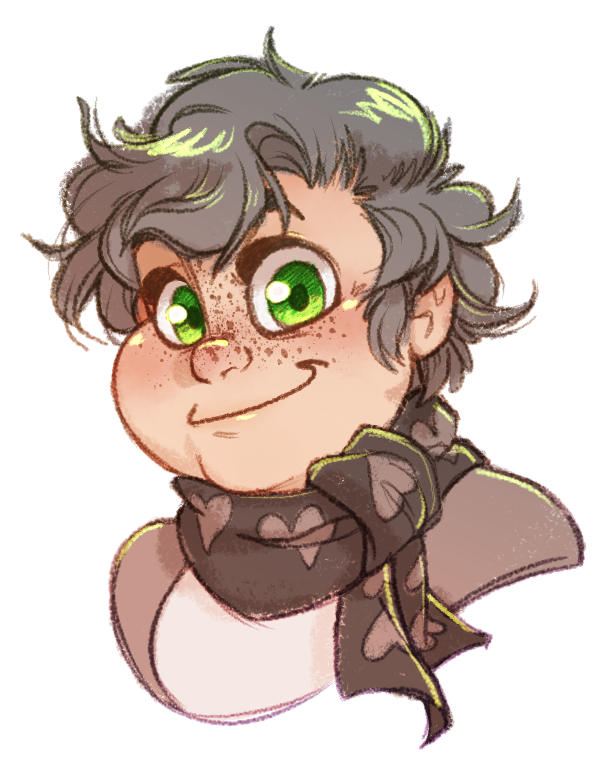 a humanization of my oc/sona Loopy