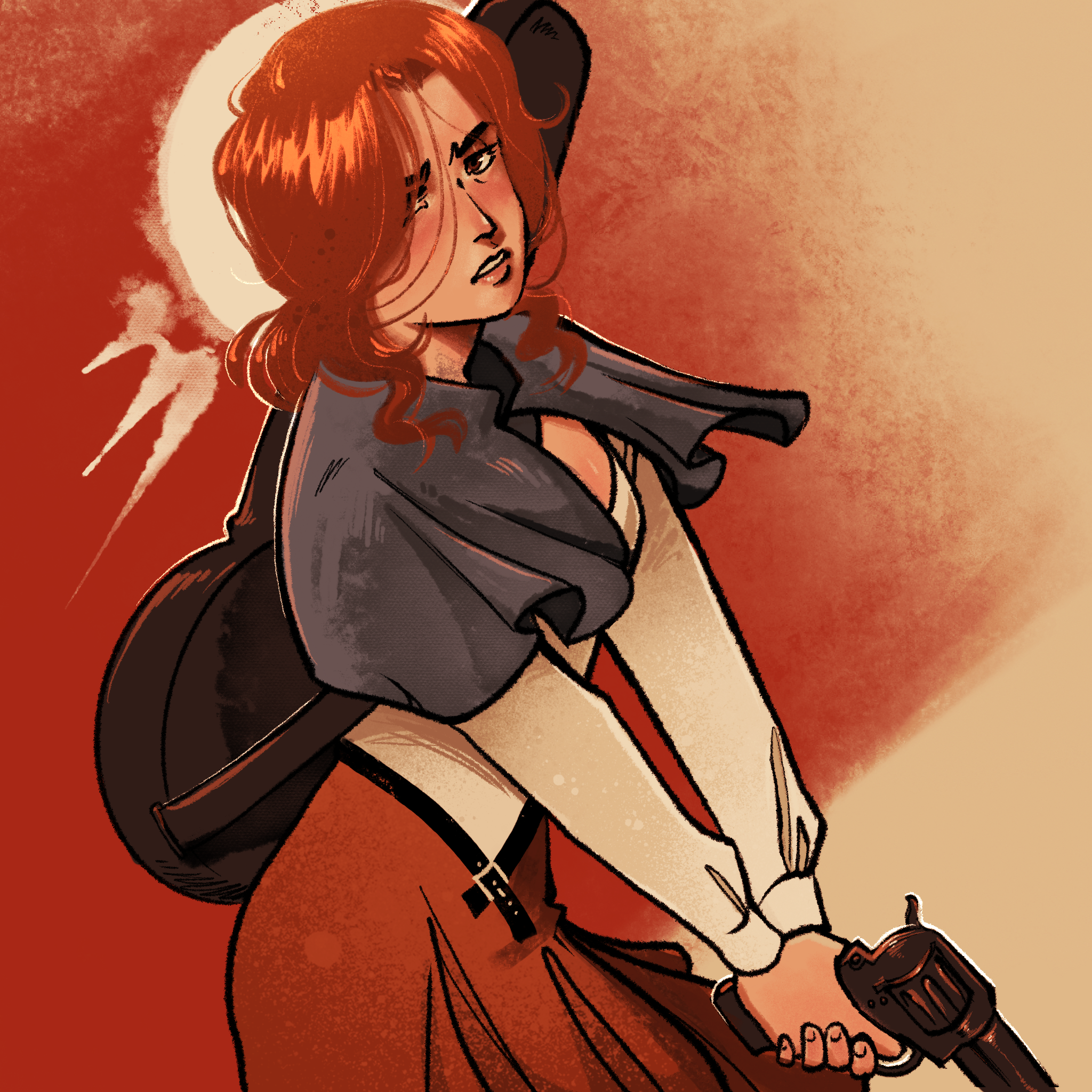 fanart of Annie from Red Sun Above on neocities