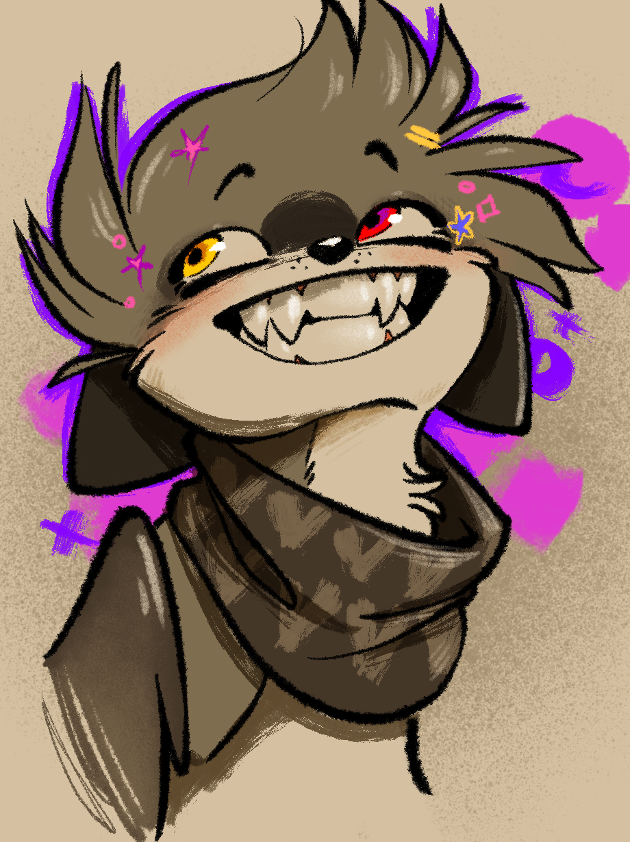 my fox oc/sona Loopy