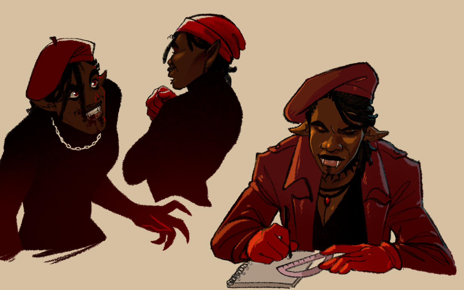 Oliver scheming