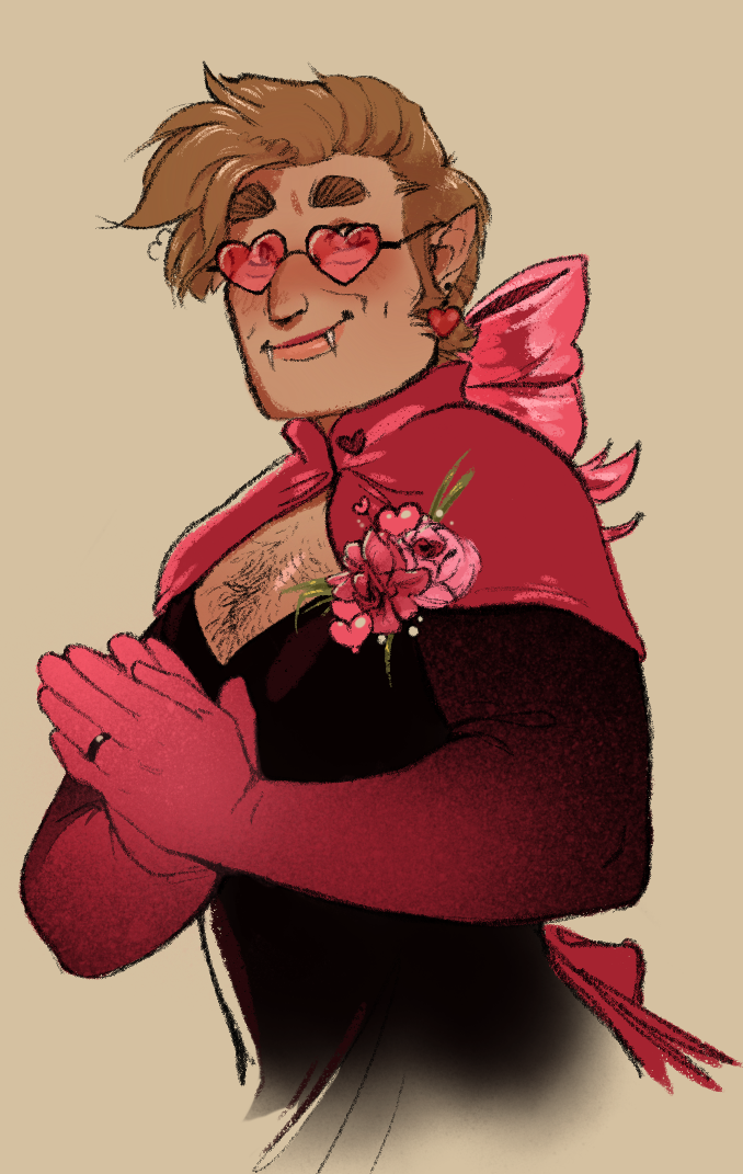 Salieri wearing the Star Trek fit