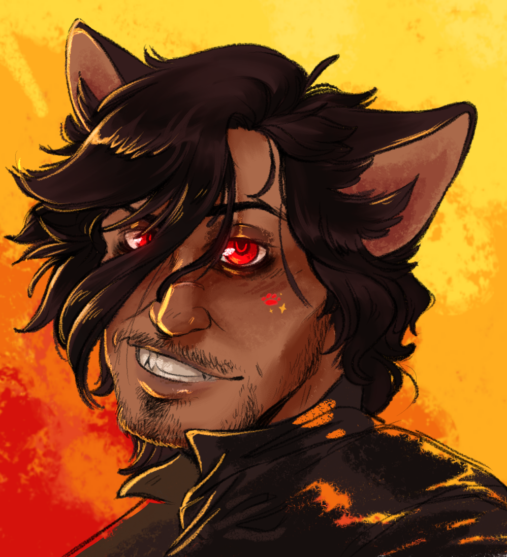 Skrilliant with cat ears