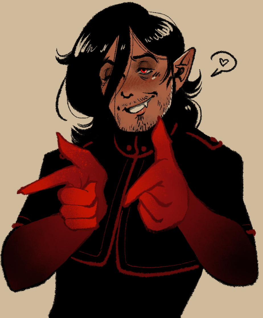 Skrilliant givin' the finger guns