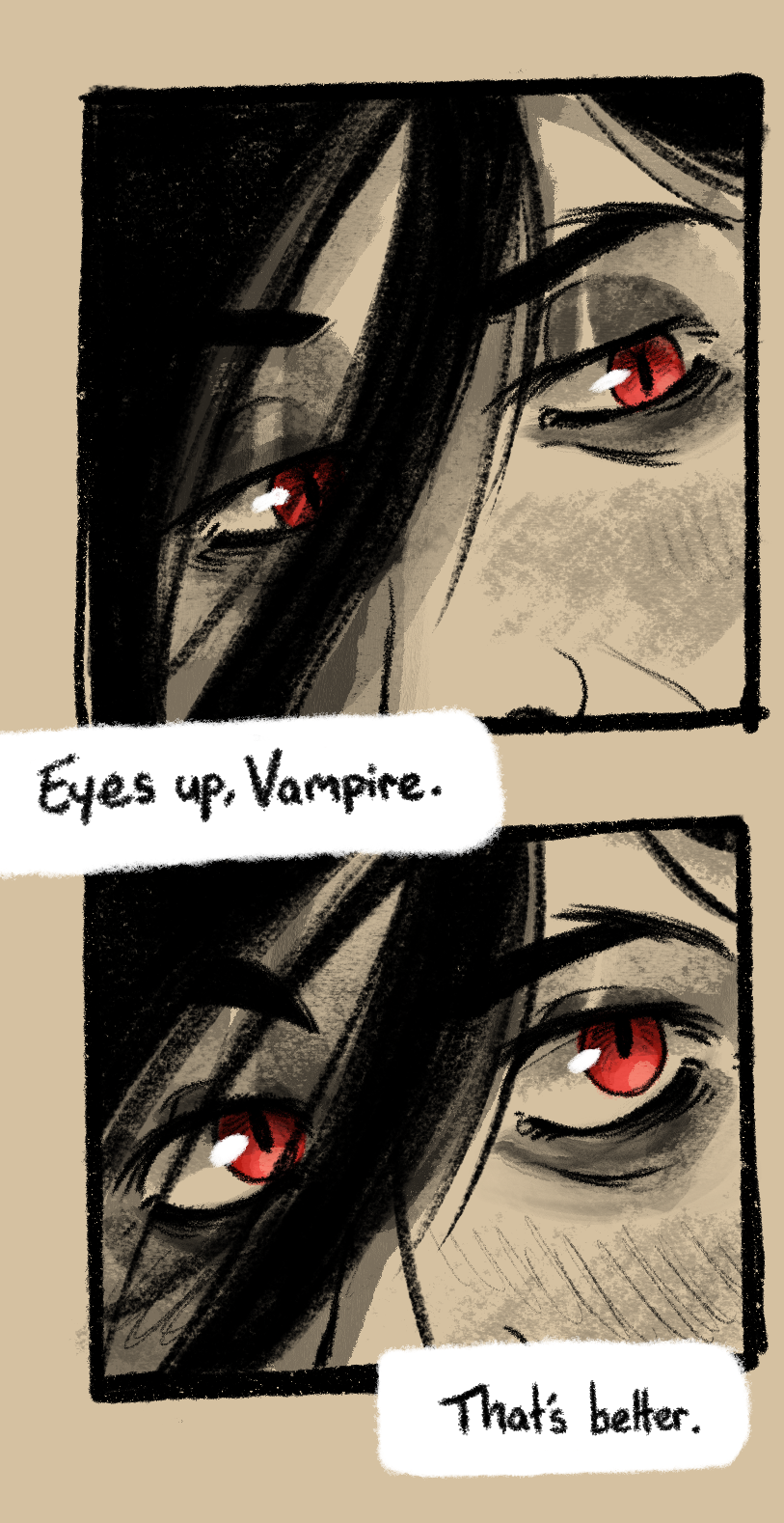eyes up, Vampire