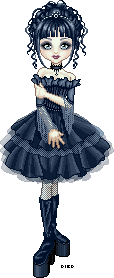 Goth lolita girl