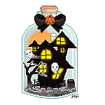 Halloween terrarium