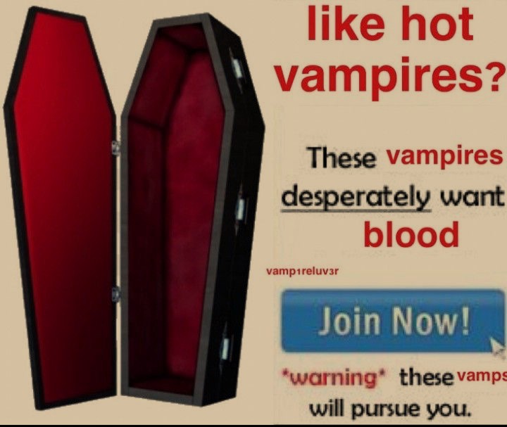 hot vampire ad
