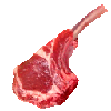 Ribeye steak with bone