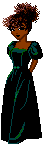 Green dress girl