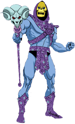 Sparkly Skeletor