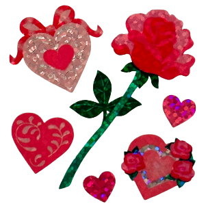 Valentines stickers