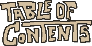 table of contents