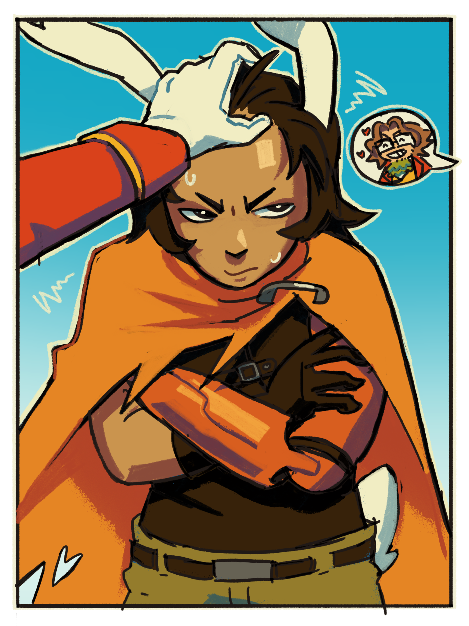 A drawing of Kairo, from Hosses point of view.