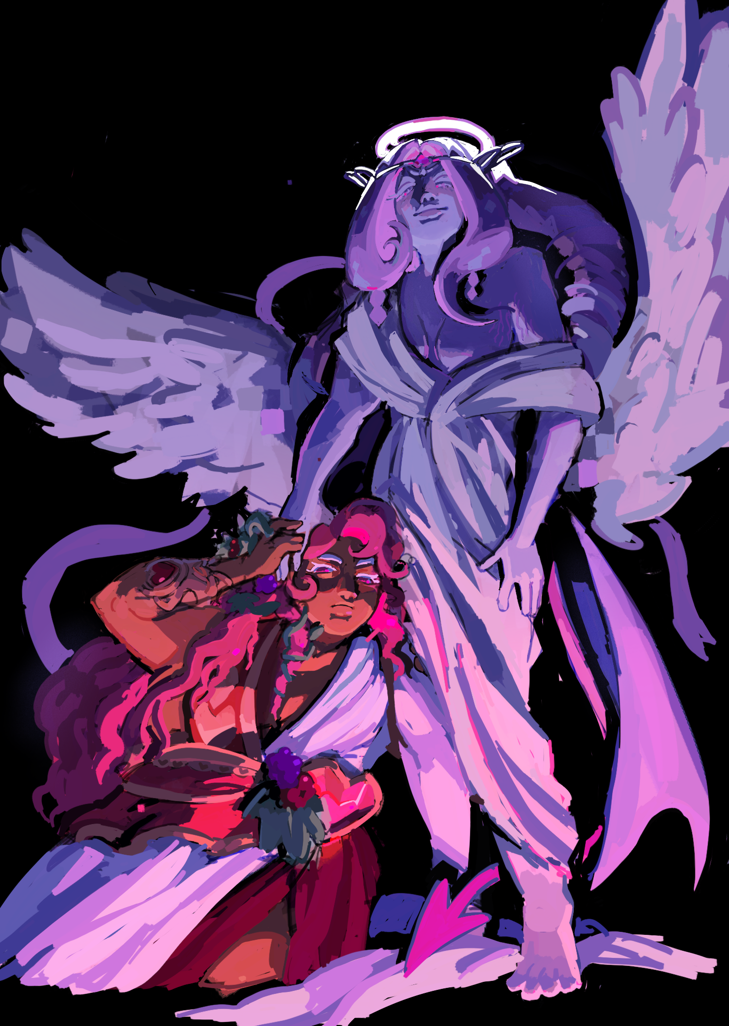 A drawing of Hollyberry Cookie and Eternal Sugar Cookie.