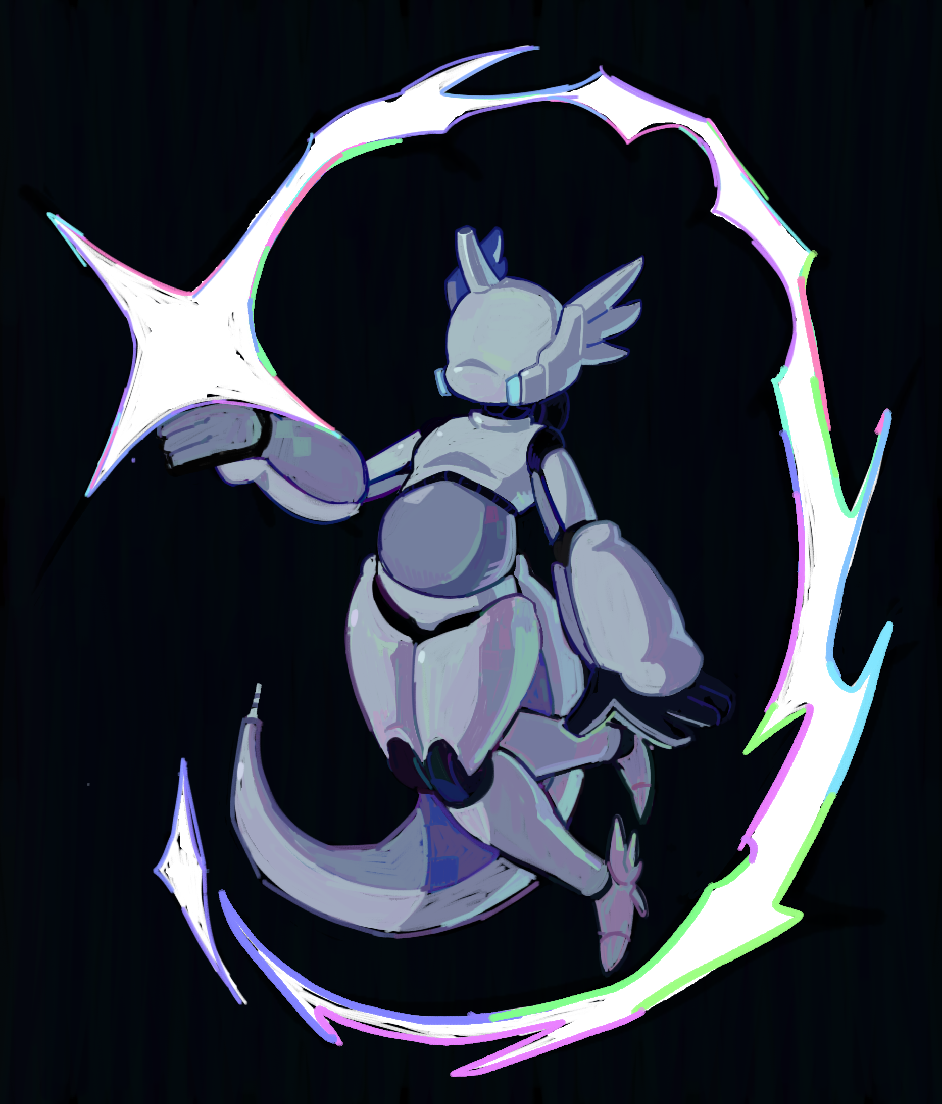 A drawing of daftpatience's oc.