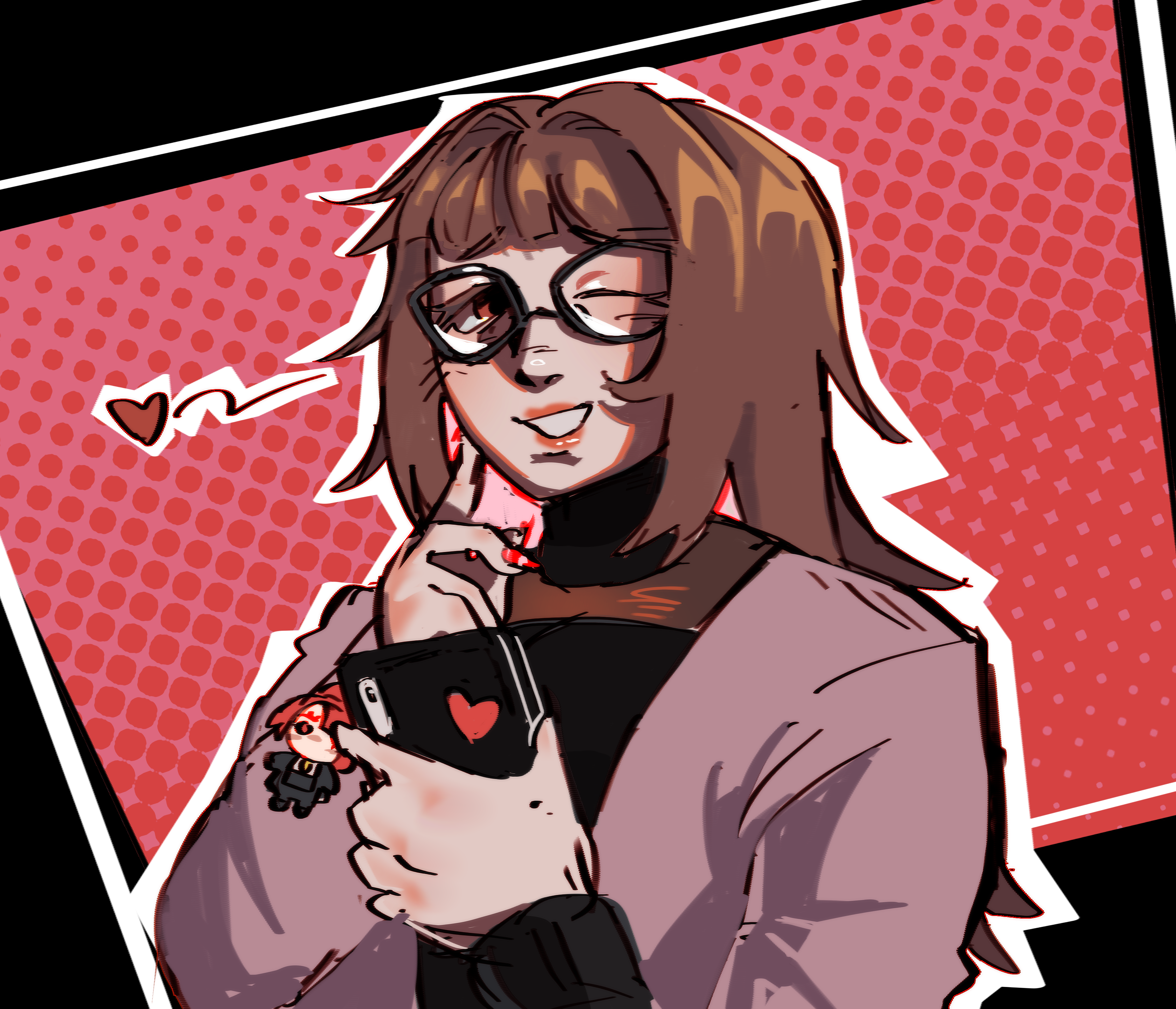 A drawing of Emma Rockford.