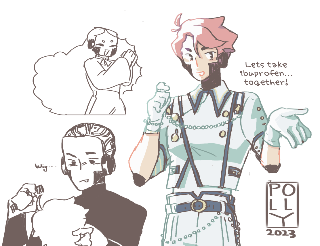 Various drawings of Plexi.