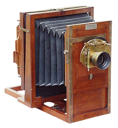 An 1800s camera