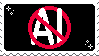 An anti-AI stamp.