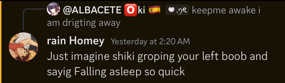 I love this screenshot in particular a lot because he would actually do that.