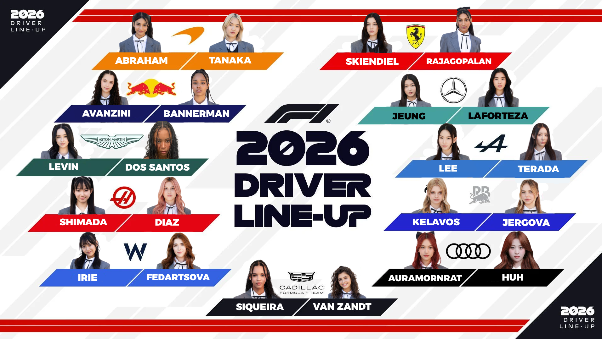 Driver Lineup