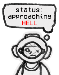 Squid approaching hell