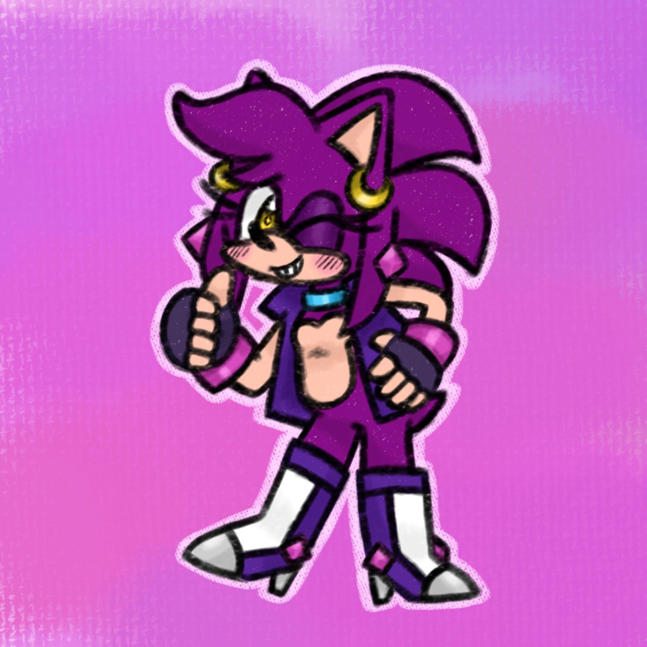 made some more changes, and finalized the design of my oc