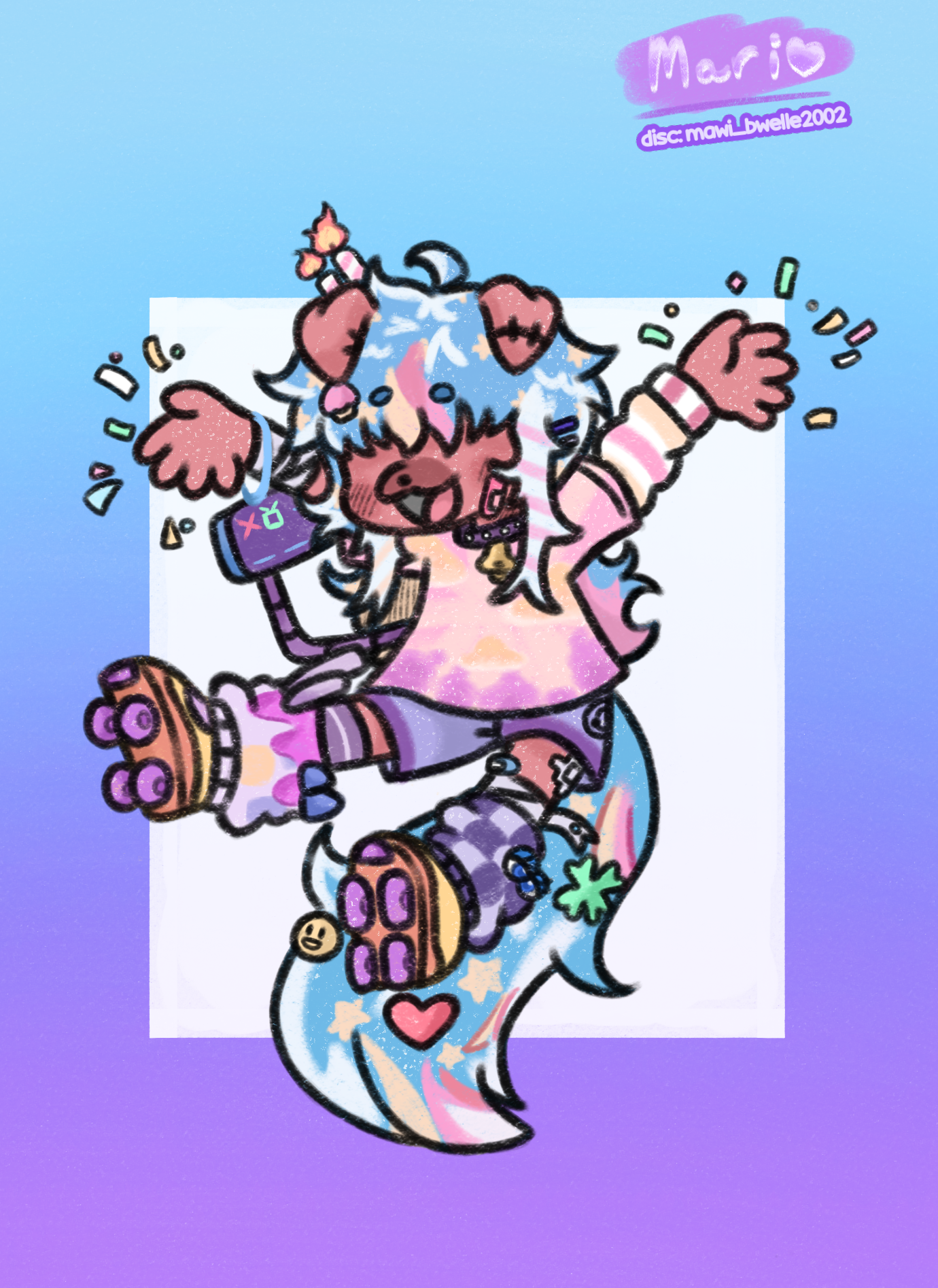 loved drawing this oc despite just how many d e t a i l s they had