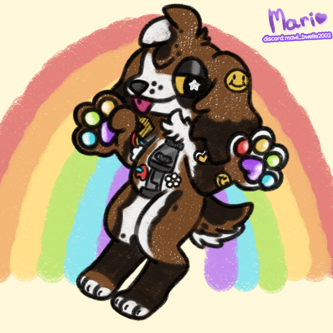 request for a discord user. the rainbows are my fav part