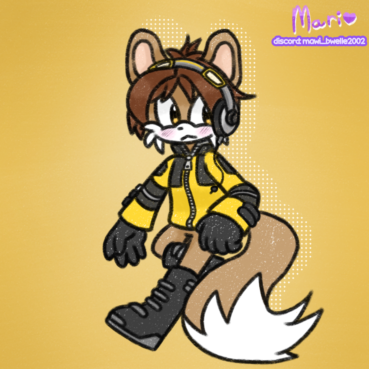 sonic oc art i drew for a peep
